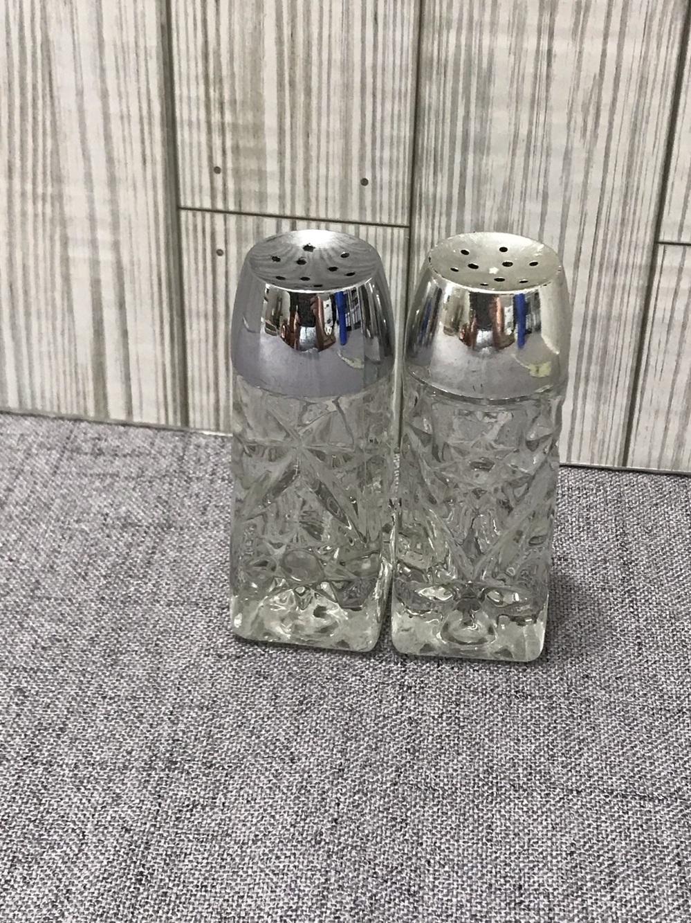Vintage Anchor Hocking Salt & Pepper shakers.